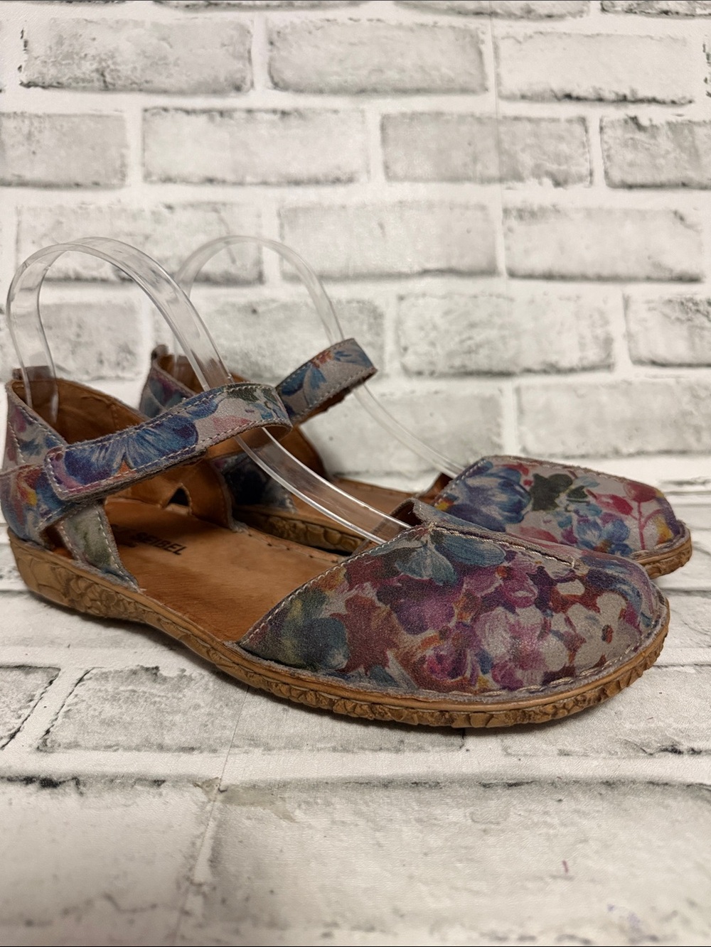 Josef Seibel Floral Multi-Color Mary Jane Flats